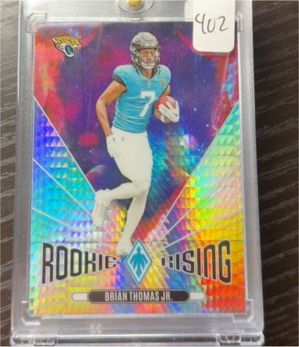 2024 Panini Phoenix Rookie Rising #RR-BTJ Brian Thomas Jr. — front
