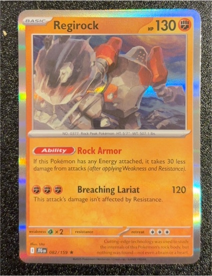 2025 Pokémon Journey Together #082 Regirock — front
