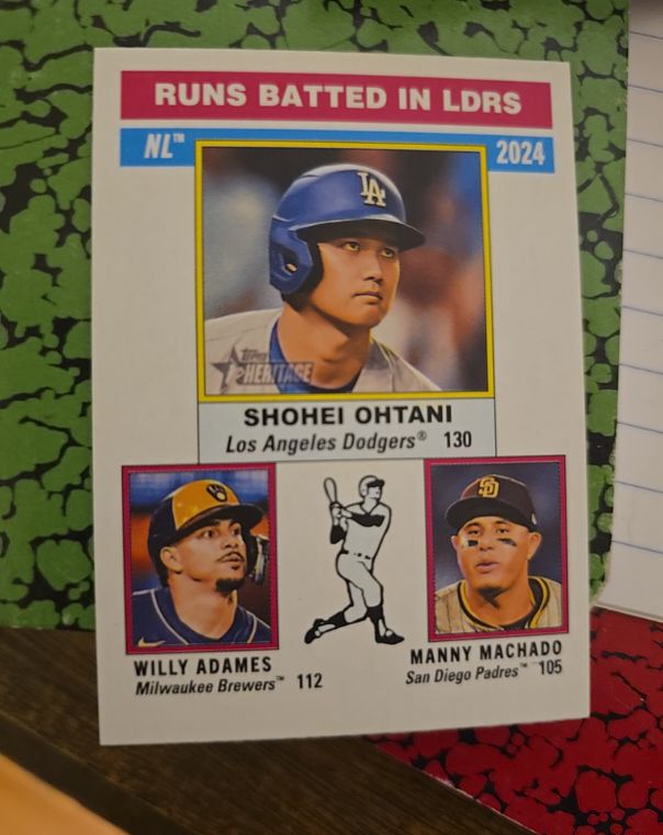 2025 Topps Heritage #195 Shohei Ohtani — front