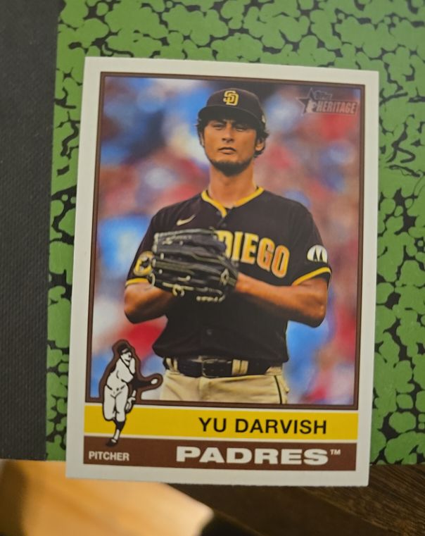 2025 Topps Heritage #93 Yu Darvish — front