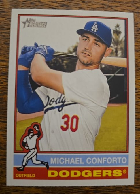 2025 Topps Heritage #297 Michael Conforto — front