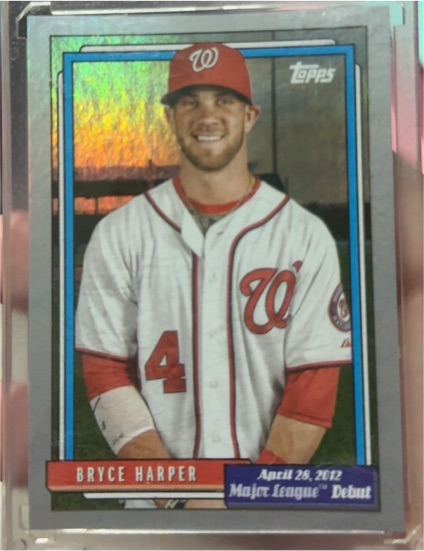 2022 Topps Archives #366 Bryce Harper — front