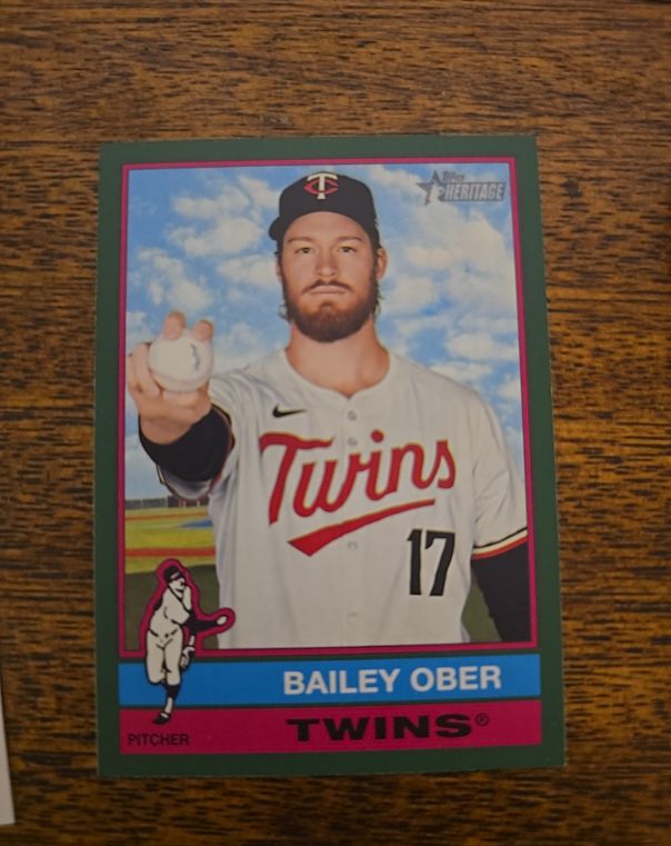 2025 Topps Heritage #448 Bailey Ober — front