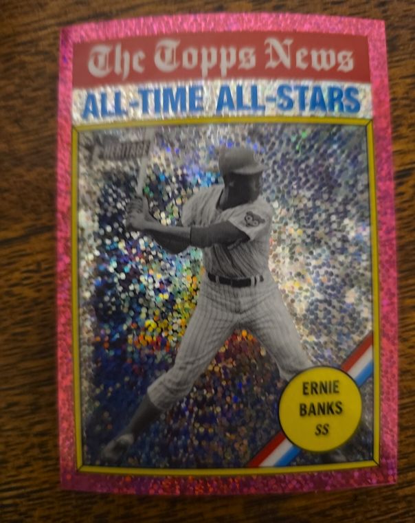 2025 Topps Heritage #343 Ernie Banks — front
