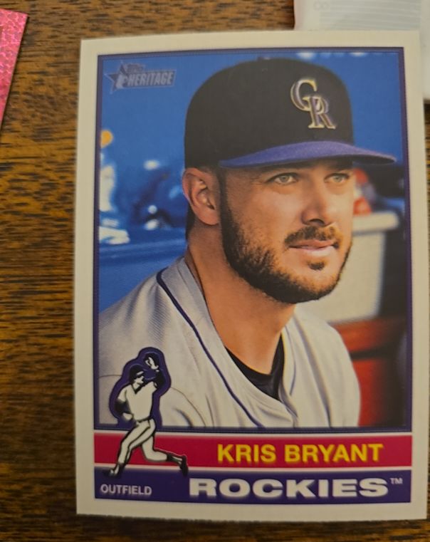 2025 Topps Heritage #20 Kris Bryant — front