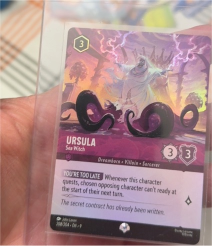 Disney Lorcana Into The Inklands #59 Ursula Sea Witch — front