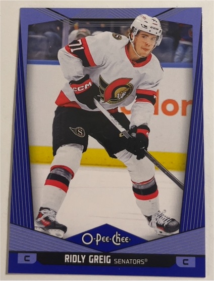 2024-25 O-Pee-Chee #498 Ridly Greig — front