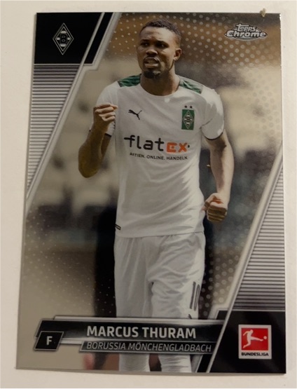 2021 Topps Chrome Bundesliga #141 Marcus Thuram — front