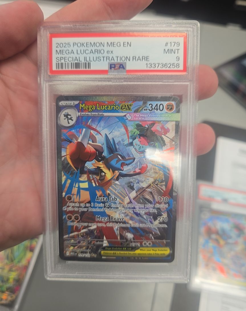 2025 Pokemon MEG EN #179 Mega Lucario ex Special Illustration Rare — front