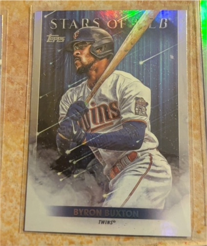 2022 Topps Series 1 Stars of MLB #SMLB-12 Byron Buxton — front