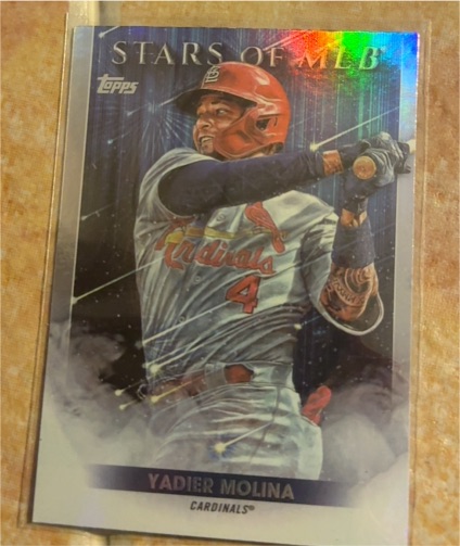 2022 Topps Stars of MLB #SMLB-19 Yadier Molina — front