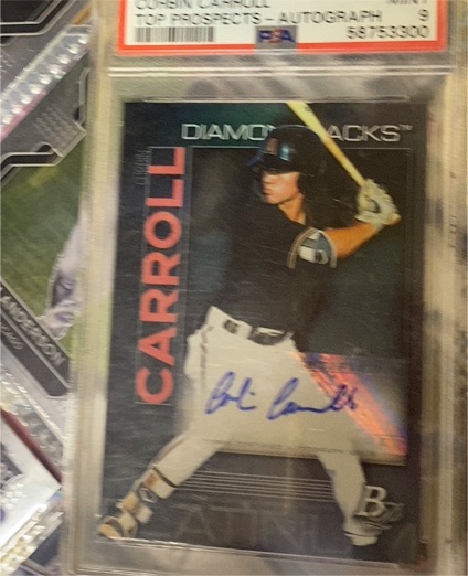 2020 Bowman Platinum #TOP-79 Corbin Carroll — front
