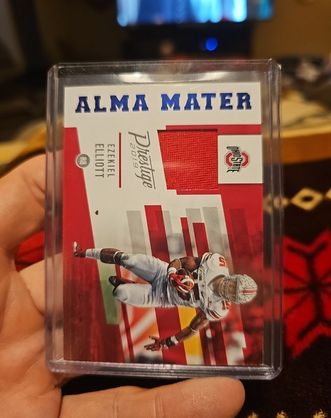 2019 Panini Prestige Alma Mater #AM-EE Ezekiel Elliott — front