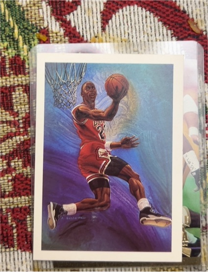 1990 NBA Hoops #358 Michael Jordan — front