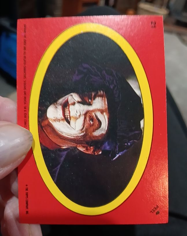 1989 Topps Batman Stickers #21 Joker — front