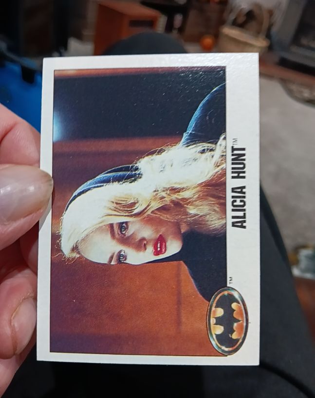 1989 Topps Batman #12 Alicia Hunt — front