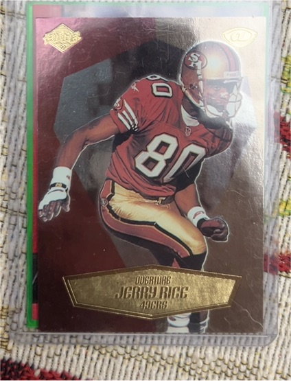 1999 Collector's Edge Advantage Overture #O-8 Jerry Rice — front