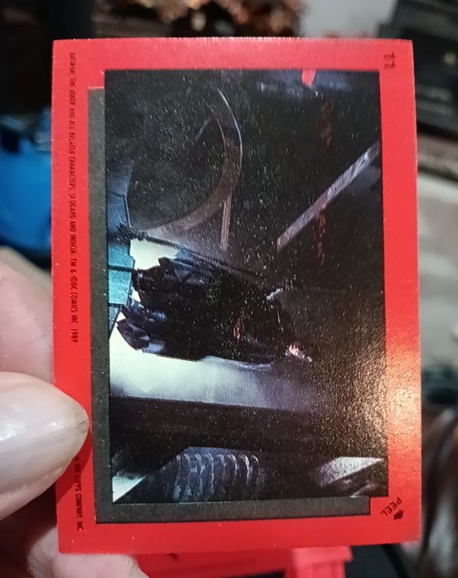 1989 Topps Batman The Movie Sticker #11 — front