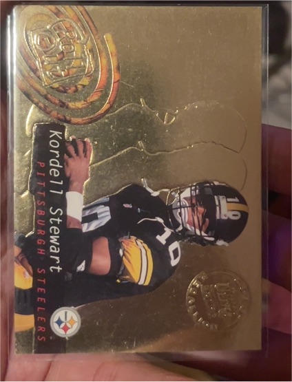 1995 Ultra #537 Kordell Stewart Gold Medallion — front