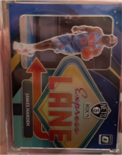 2020-21 Donruss Optic Express Lane #25 James Harden — front