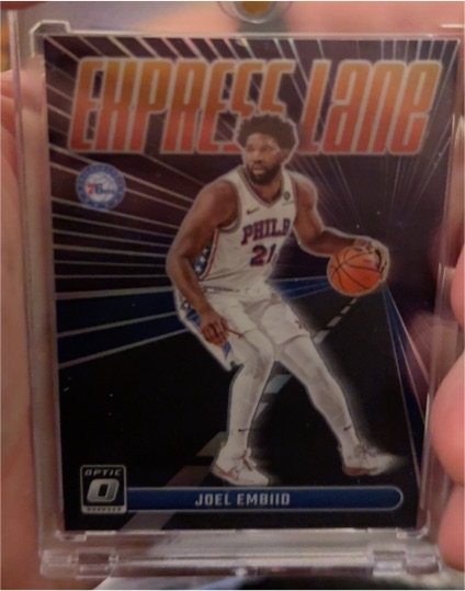 2023-24 Panini Donruss Optic #21 Joel Embiid Express Lane — front