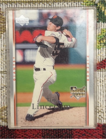 2007 Upper Deck #918 Tim Lincecum Rookie Card — front