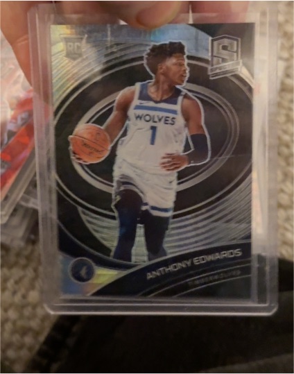 2020-21 Panini Spectra #101 Anthony Edwards — front