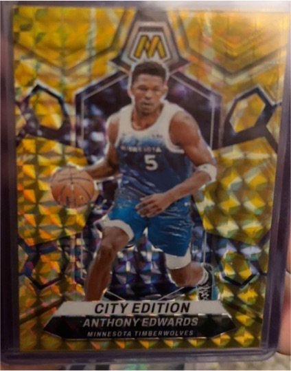 2023-24 Panini Mosaic City Edition #273 Anthony Edwards — front