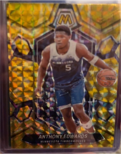 2023-24 Panini Mosaic #33 Anthony Edwards — front
