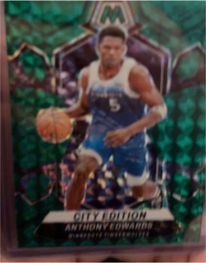 2023-24 Panini Mosaic #273 Anthony Edwards City Edition — front
