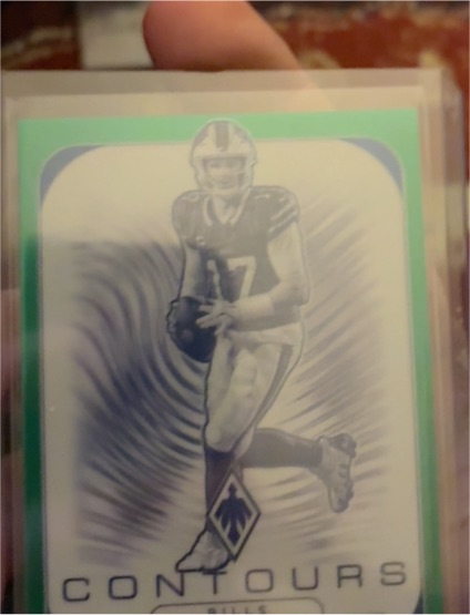 2025 Panini Phoenix Contours Jalen Hurts — front