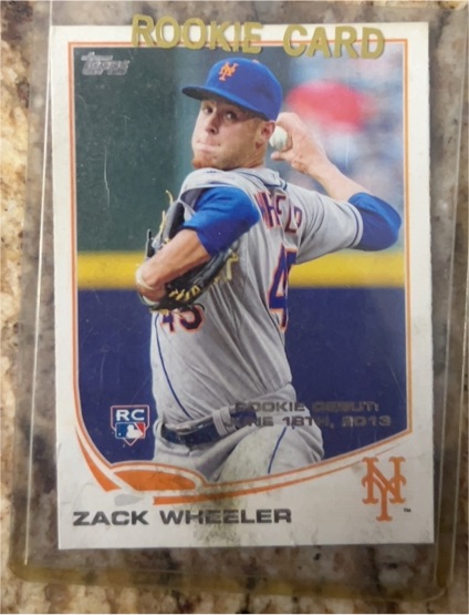 2013 Topps Update #US220 Zack Wheeler Rookie Card — front
