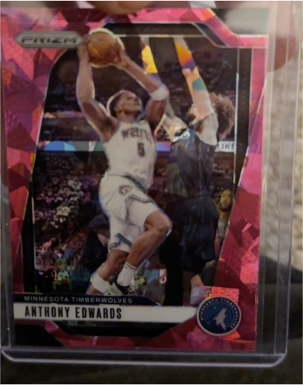 2024-25 Panini Prizm #100 Anthony Edwards — front