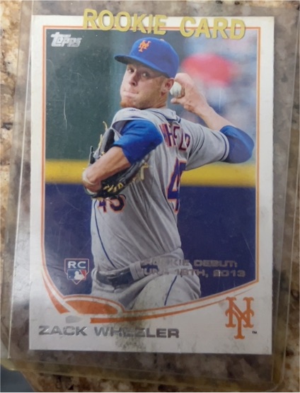 2013 Topps Update #US220 Zack Wheeler Rookie Card — front