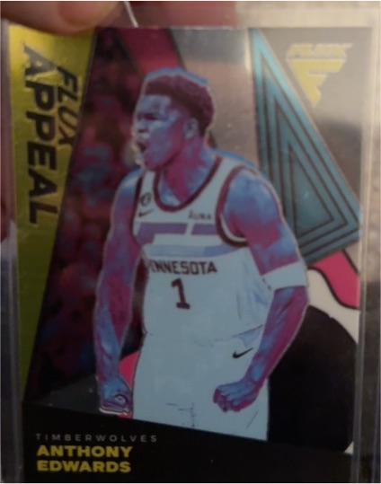 2022-23 Panini Flux #19 Anthony Edwards Flux Appeal — front