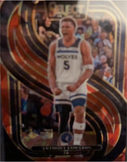 2024-25 Panini Select #130 Anthony Edwards — front