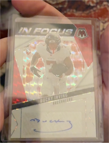 2023 Panini Mosaic In Focus #IF-BI Bucky Irving — front