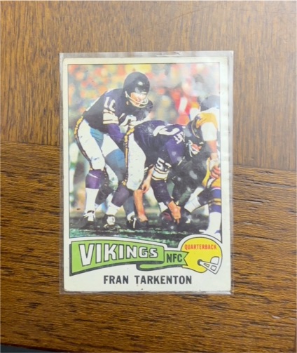 1975 Topps #400 Fran Tarkenton — front