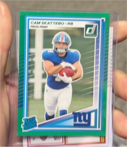 2025 Panini Donruss #302 Cam Skattebo — front