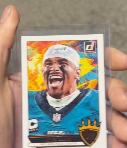 2025 Panini Donruss Gridiron Kings #GK-JHS Jalen Hurts — front
