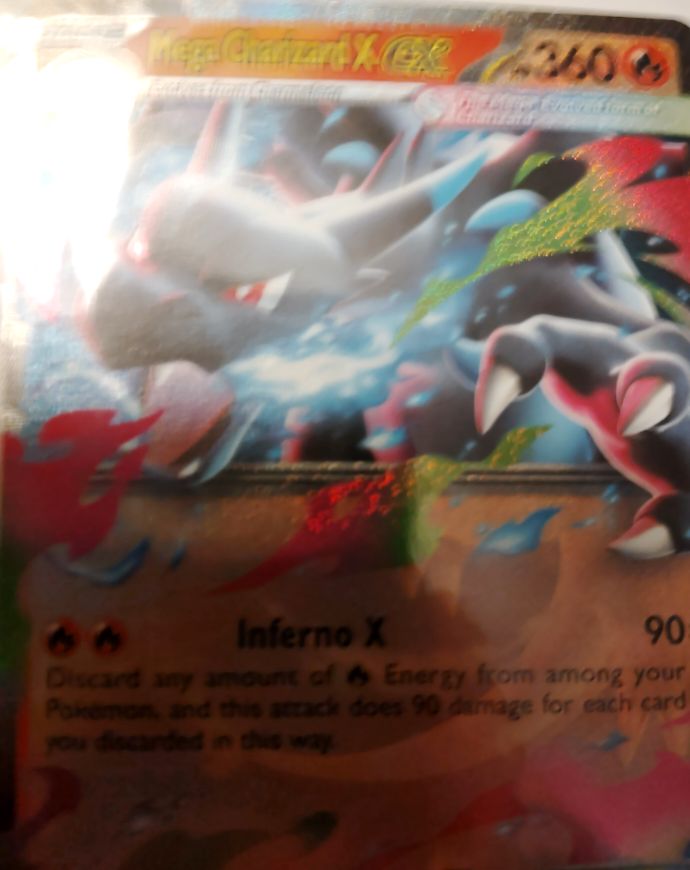 Pokemon TCG Mega Charizard X ex 013/094 Phantasmal Flames — front