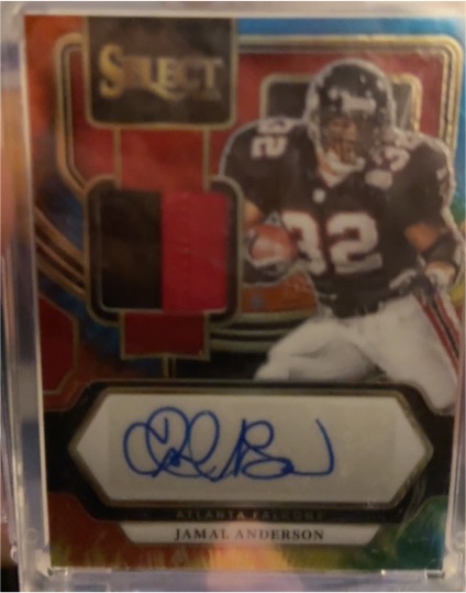2023 Panini Select Signature Memorabilia #SM-JA Jamal Anderson — front