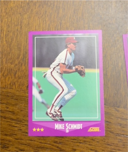 1988 Score #16 Mike Schmidt — front