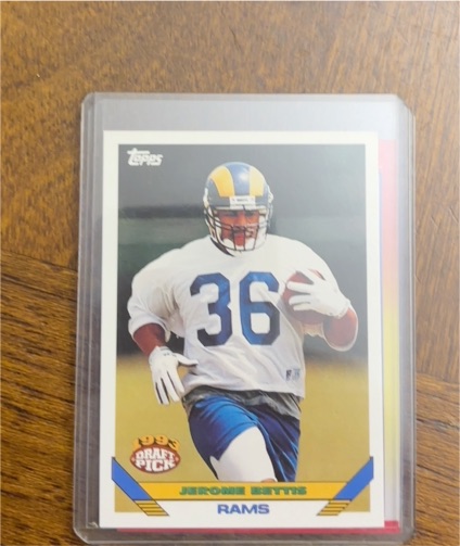 1993 Topps #604 Jerome Bettis — front