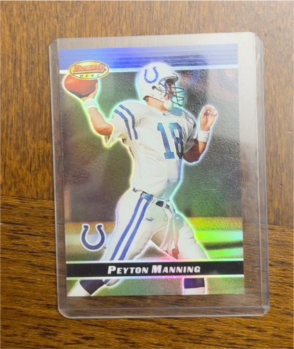 2000 Bowman's Best #17 Peyton Manning — front