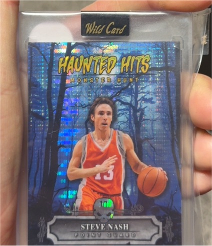2025 Wild Card Haunted Hits Monster Hunt #1/4 Steve Nash — front