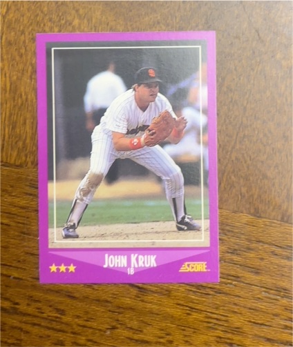 1988 Score #36 John Kruk — front