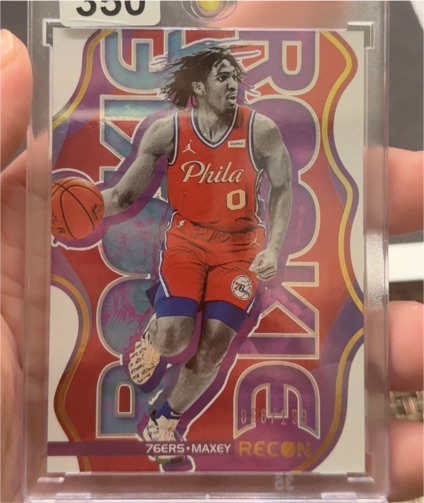 2020-21 Panini Recon Rookie Recon #12 Tyrese Maxey — front