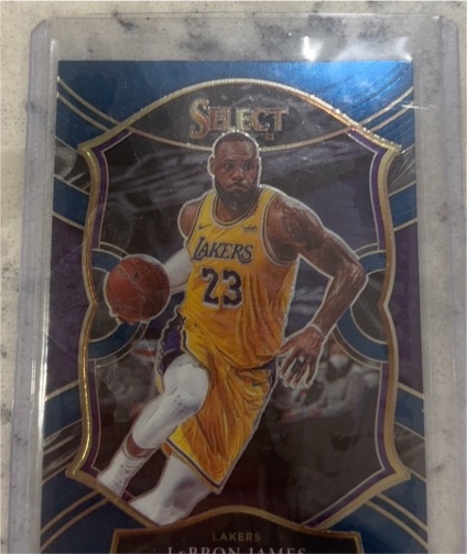 2020-21 Panini Select #23 LeBron James — front