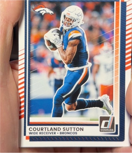 2025 Donruss #298 Courtland Sutton — front